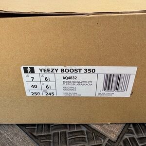 Yeezy Boost 350 in Turtle, Blue, and White